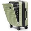 Travely Valigia bagaglio a mano 55x40x23cm - expandable adatta per Lufthansa, Eurowings e co. I Trolley da cabina 41-50L con rotelle morbide e pratico lucchetto TSA, valigia da cabina