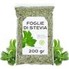 EPEL Foglie di Stevia 200gr - Te di Foglie di Stevia Essiccata - Stevia Sfuso (200 gr)