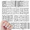 MWOOT 24 Fogli Dream Catcher Adesivi Unghie Decalcomanie,MWOOT Cacciatore di Sogni Nail Art Stickers Trasferimento ad Acqua Adesivi Unghie per DIY Nail Tips decorazioni