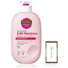 LuxPaks Body Care Set: E.O.S. Jasmine Peach Lotion + LUXPAKS Wipe | E.O.S. Body Lotion, Jasmine Peach, Shea Butter, Vegan, 24-Hour Moisture, Body Care