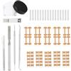 Sinbana 16pz Kit per Unghia Incarnita, con Strisce Traspiranti Unghie Incarnite Cerotti Correttivi Curvi Dita Lima Indolore e Strumenti da Pedicure Sollevanti per Donne e Uomini