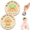 KARELLS Moneta Decisionale,Moneta Decisione Neonato,Regalo Neomamma,Moneta Decisione Regalo Mamma e papà,Regalo Neonato,Regalo Personalizzato,Un Ottimo Regalo per i Genitori di un Nuovo Nato