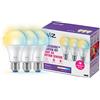 WiZ Lampadina Goccia Smart WiFi, Luce Bianca da Calda a Fredda, attacco E27, equivalente a 60W, Tecnologia SpaceSense, Controllo Vocale (Alexa, Apple HomeKit, Google Home), confezione da 3