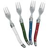 Nerthus FIH 531 forchettine aperitivi set 4 acciaio inox
