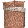 Fusion Woodland Dreams - Set copripiumino matrimoniale, 52% poliestere riciclato e 48% cotone, 200 x 200 cm, motivo floreale, reversibile, con 2 federe
