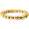Purelei Anello da uomo Anxiety Fidget - Anello semplice in acciaio inox o placcato oro 18 carati - Design discreto con superficie marcata - Misure 50-60 - Elegante gioiello da uomo, S/M, Acciaio