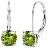 DOCHAIS Moissanite Orecchini Donna Argento 925 0.5ct-1.0ct Brillante Oro Bianco Orecchini Punto Luce Regalo Donna Compleanno K