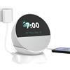 PlusAcc Supporto per Spot e Smartphone - Supporto da scrivania con porte di ricarica USB-C e USB-A, Supporto da tavolo compatibile con Spot/iPhone/Samsung (Bianco)