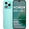 HONOR 400 Lite 5G Smartphone 8 GB+256 GB, Dual SIM NFC, 108 MP con pulsante IA, 6,7 pollici, schermo AMOLED con protezione della vista, batteria da 5230 mAh, IP65&SGS, MagicOS 9.0, Marrs Green