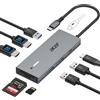 Acer Docking Station Dual HDMI, 9IN1 Hub USB C a 2 HDMI 4K@60Hz, USB-A&C 5Gbps, 100W PD, lettore di schede SD/TF, multiport per 2 schermi, Dell, Chromebook, MacBook Air/Pro ecc.