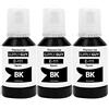 Supply Guy Inchiostro Nero pigmentato compatibili con Epson 111 per EcoTank ET-M1100 ET-M1120 ET-M1140 ET-M1170 ET-M1180 (3 Flaconi di Inchiostro da 3x127ml)