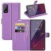 Fertuo Cover per Wiko Power U10 / U20, Custodia Portafoglio Cover a Libro in Pelle Flip Case con Silicone Bumper, Fibbia Magnetica, Porta Carte, Kickstand, per Wiko Power U10 / U20, Viola
