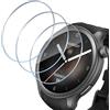 HidWee Pellicola Protettiva Compatibili con Amazfit Balance/Amazfit GTR 4/Garmin Fenix 8 47mm Vetro Temperato, 3 Pezzi HD Chiaro Film Anti-Graffi/Anti-Olio 9H Durezza Screen Protector