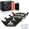 Frankberg Set di pastiglie dei freni incl. 4x Pastiglie dei freni Anteriori Compatibile con A3 8P1 Leon 1P1 A3 Sportback 8PA Golf Plus 521 5M1 Yeti 5L Citigo NF1 Replace# JZW698151,1J0698151D