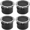 Fraylis Griglia Ventilazione (Set di 4) compatibile con Dacia Duster Sandero Lodgy Logan Master III Movano B 687601987R 8200212480 8200464605 8200532316 Griglia ventilazione sinistra destra centrale