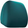 Blausky 4 coprisedili universali per poggiatesta dell'auto, antipolvere, lavabili, elastici, per sedili auto, stile fila anteriore, 26 x 24 cm, verde scuro