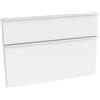 evineo ineo4 frontale scomparto estraibile per mobile 100 cm, per sistema di estrazione Hettich, con 2 scomparti estraibili, per maniglie a profilo, BL000963, ineo4 bianco opaco [Mobili da Bagno > Ricambi per Mobili da Bagno]