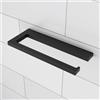 Viverso x add anello portasciugamani La: 190 A: 14 P: 80 mm, VA4200MB, x add nero opaco [Accessori Bagno > Portasciugamani]