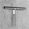 Viverso x match tergivetro da doccia con supporto, VU6006BS, x match acciaio inox spazzolato [Accessori Bagno > Tergivetro Doccia]