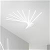 Luce Ambiente Design SHANGHAI lampada a parete/a soffitto LED, LED-SHANGHAI-PL9C BCO, SHANGHAI [Lampade per Interni > Lampade a Parete]