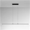 Luce Ambiente Design SHANGHAI lampada a sospensione 1 luce, LED, LED-SHANGHAI-S1 NERO, SHANGHAI [Lampade per Interni > Lampade a Sospensione]