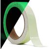 GUUZI Nastro che si Illumina al Buio 2cm*10m Nastro Fluorescente Luminoso e di Lunga Durata — Nastro Luminoso per Decorazioni Notturne, Sport All'aria Aperta e Segnaletica Domestica(Verde)