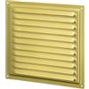 Nordborn Griglia di ventilazione in metallo (oro, 20 x 20 cm)