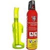 notlok Safety Work - Mini Estintore Casa 750g con Schiuma Senza Fluoro + Supporto da Parete | A, F, E fino a 1000V | Estintori per Casa Vacanze, Estintore Auto, Barca e Appartamento & B&B