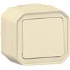 Legrand - Interruttore o deviatore impermeabile Plexo 10A completo per montaggio in apparente sabbia