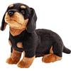 Uni-Toys - Bassotto - 27 cm (lunghezza) - Cane, animali domestici - peluche