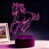 OraTrade Lampada 3D Cavallo, Luce Notturna con Illusione 3D, 7 Colori Libera Cambiabili, Alimentazione USB e Batteria, Regalo di Natale Perfetto per Ragazze e Ragazzi ,Arredamento per Soggiorno e Camera da Let