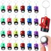 JSMTKJ Confezione da 24 mini Torce Elettriche, Portachiavi a Forma di Torcia | Elettrica mini Lampada Pratico Giocattolo 4cm Piccola Torcia LED per Bambini Co-regalo, Campeggio, All'aperto