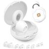 Chiosa Tappi Orecchie Dormire, Tappi per Orecchie Antirumore da 45dB, Riutilizzabili super confortevoli per la riduzione del rumore pensati Ottimi per Dormire, Concentrarsi, Concerti (Nero)
