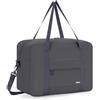 WANDF Borsa da bagaglio a mano per Borsa da viaggio aereo piccolo bagaglio a mano pieghevole Ryanair 40x20x25cm borsa sportiva borsa ospedale weekend WANDF (Grigio 20L con tracolla)