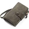 FALAN MULE Portafoglio da donna con protezione RFID, Pelle PU Portafoglio da Donna con 16 Scomparti per Carte di Credito, Chiusura Lampo e Cordino