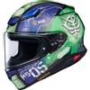 SHOEI Casco NXR 2 ZAKU I TC-11 Blu Verde SHOEI