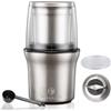 DR MILLS DM-7412N - Macinacaffè elettrico, tazza rimovibile, coltello senza lavaggio e tazza senza lavaggio sono realizzati in acciaio inox SUS304