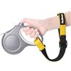 PetBonus Guinzaglio da polso per cani, cinturino da polso regolabile, cuciture riflettenti, manico regolabile e imbottito per un ulteriore livello di sicurezza per le carrozzine(Giallo)