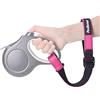 PetBonus Guinzaglio da polso per cani, cinturino da polso regolabile, cuciture riflettenti, manico regolabile e imbottito per un ulteriore livello di sicurezza per le carrozzine (rosa)