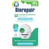 Biorepair, Filo Interdentale Antibatterico Cerato Scorrevole, Aroma di Menta Fresca - 1 Confezione da 50 mt