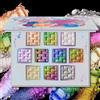 UCANBE Palette di ombretti Chameleon Multicrome 10 colori, ombretti metallizzati riflettenti, con cambiamento di colore, versatili, mistibili, con glitter olografici