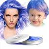 HaiolorPro Blu gel colorato per capelli Uomo e Donna Lavabile, colore temporaneo capelli per Bambini, colore capelli temporaneo, Crema Colorata Capelli per Feste o Cosplay (Blu) (100g)