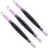 Miaija 3 penne a doppia testa in pietra pomice per nail art in pietra di quarzo per lucidatura cuticole Remover Trimmer Buffer strumenti per manicure per salone di bellezza domestico lima per unghie