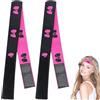 selcouth yyds Fasce per parrucca da donna, 2 fasce elastiche per parrucche, regolabili, su entrambi i lati