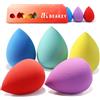 BEAKEY 5 pz Set di Spugnette Trucco Beauty, Blender Beauty Fondotinta Spugnetta, Spugnette Trucco Make up Ottimo per Liquidi, Creme e Polveri, Multi Colore Trucco Spugna Makeup