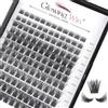 Glowing Win Ciglia Finte Ciuffetti Extension Ciglia Finte Naturali 144PCS Singole Ciglia Professionale Cluster Lashes Mix 8-16mm fai da te Riutilizzabili Individual Lashes Cat Eye Eyelashes