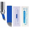KAIQIKAIXI Lot De 30 Aiguilles Jetables Pour Microblading Des Sourcils, Lames De Maquillage Permanentes Pour Tatouage Des LèVres (18 Aiguilles) …