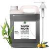 B.O.T cosmetic & wellness Sapone Nero Igienizzante Liquido - Sapone Naturale con Olio d'Oliva e Olio di Eucalipto, Delicato e Idratante, Detergente Universale per la Casa, Ingredienti 100% Naturali, Ecologico 2000 ml