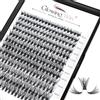 Glowing Win Extension Ciglia Finte Ciuffetti Naturali Ciglia Finte fai da te 0.07C 30D 8-15mm 228PCS Singole Ciglia Professionale Individual Cluster Lashes Extensions Riutilizzabili Cat Eye Eyelashes