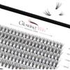 Glowing Win Ciuffetti Ciglia Finte Naturali Extension Ciglia fai da te 0.07C 20D 8-14mm 120PCS Singole Ciglia Professionale Individual Cluster Lashes Extensions Riutilizzabili Cat Eye Eyelashes